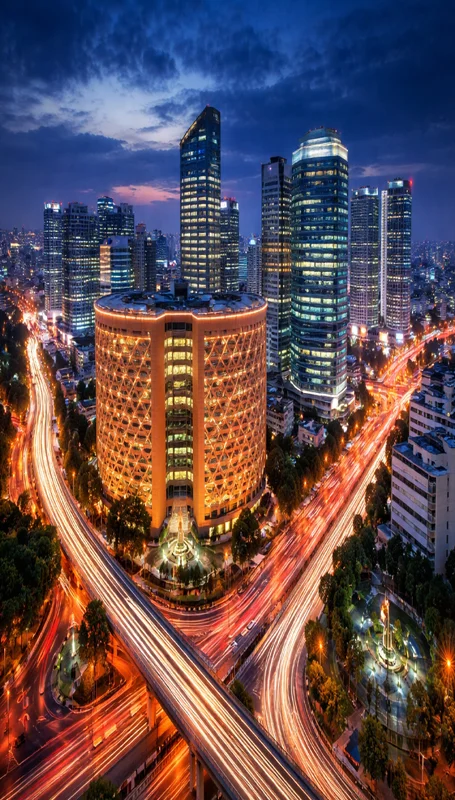 HITECH City – Club, hub, Party, Towers, modern skyline