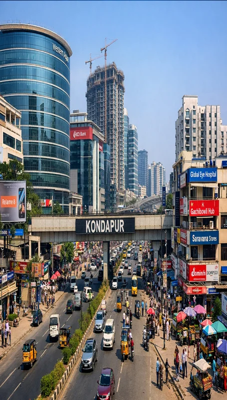 Kondapur – fast-growing residential + IT zone